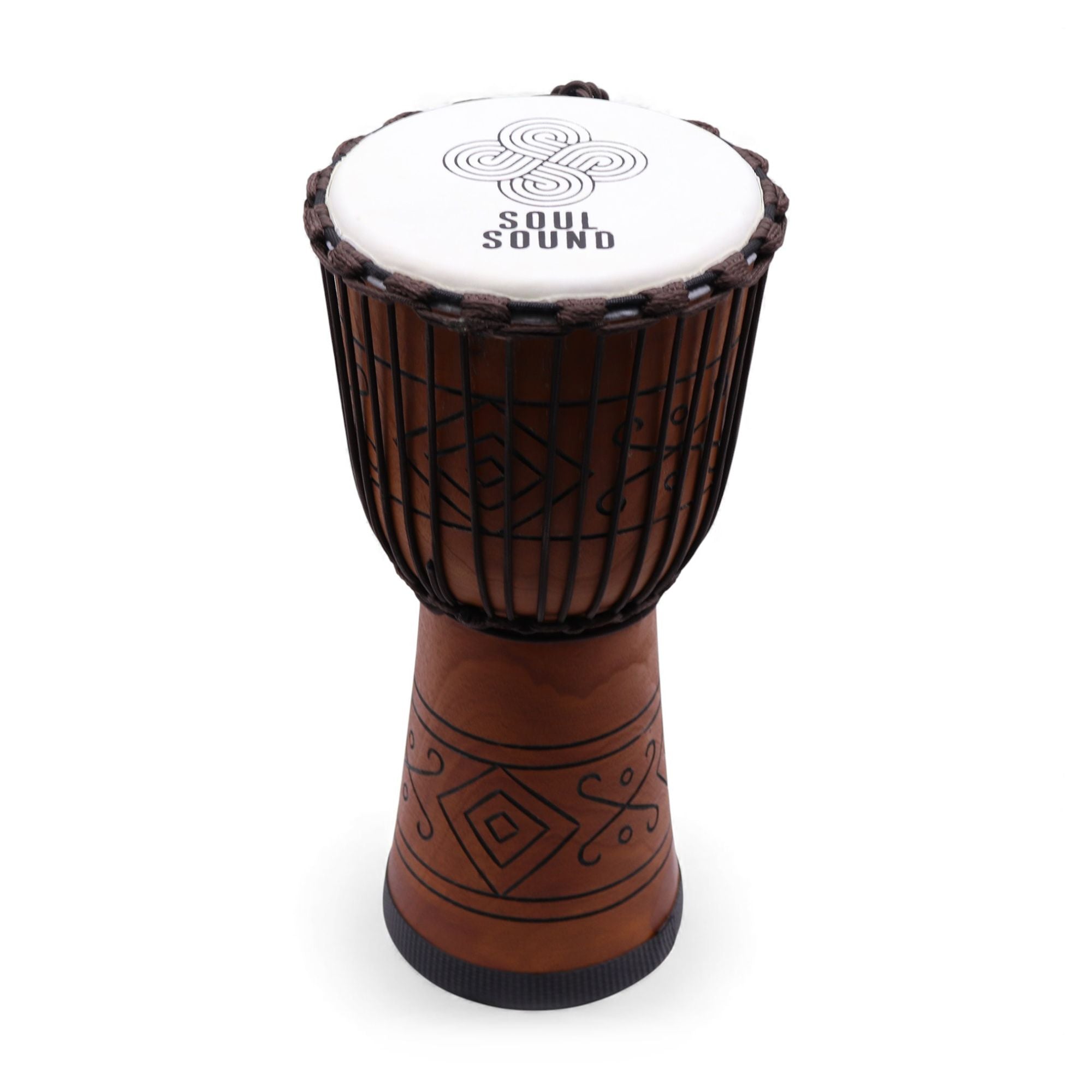 Pro Djembe Drum Large - Soul Sound (low) - 50cm (22cm Diia)