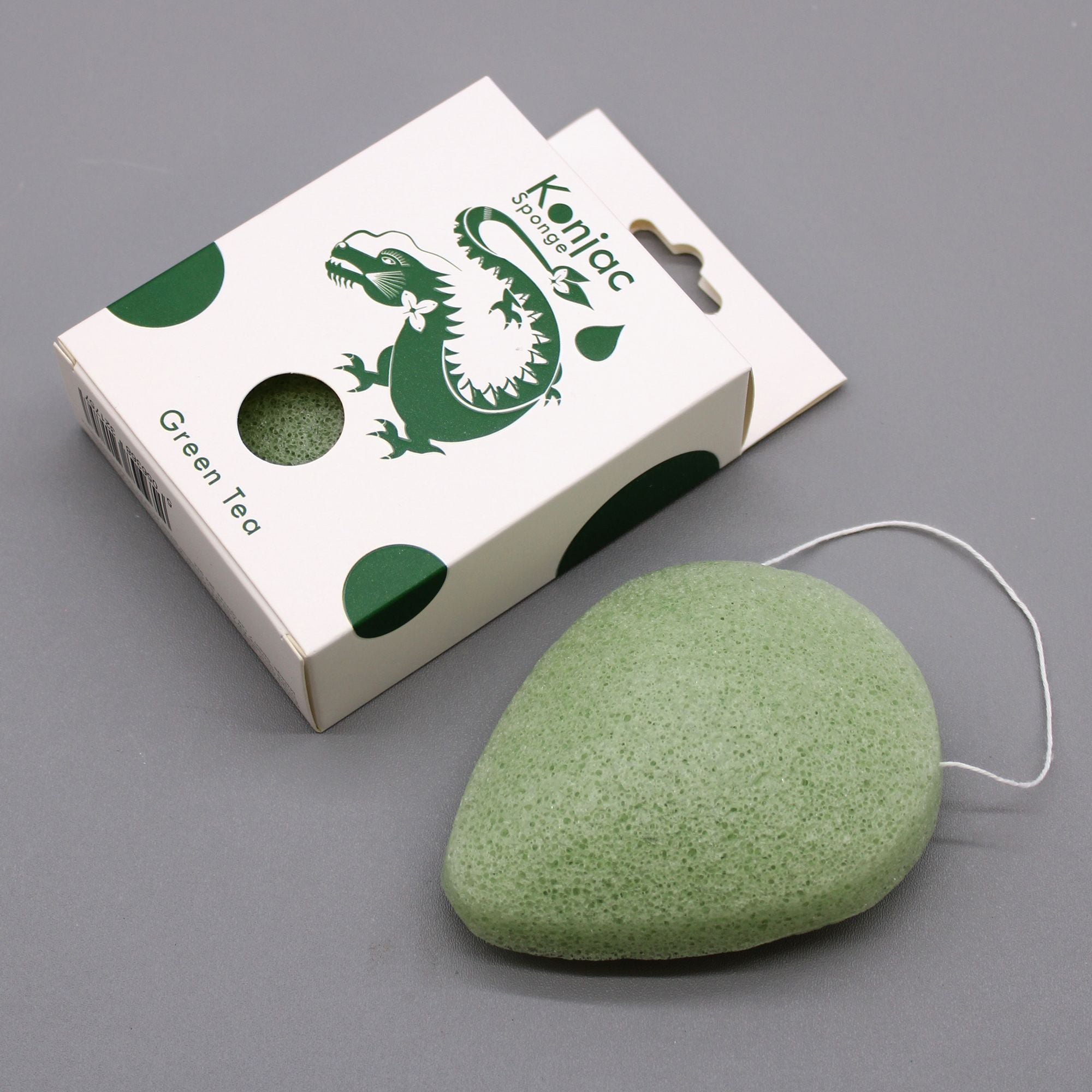 Konjac Teardrop Sponge – Green Tea – Protective