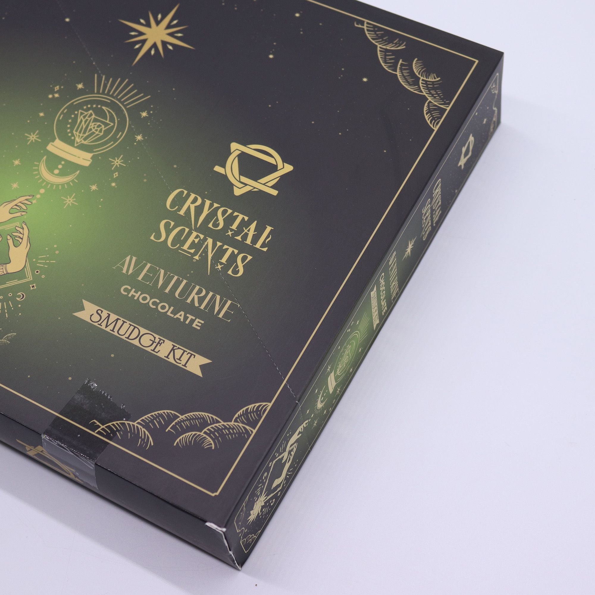 Crystal Scents Smudge Incense - Aventurine - Chocolate