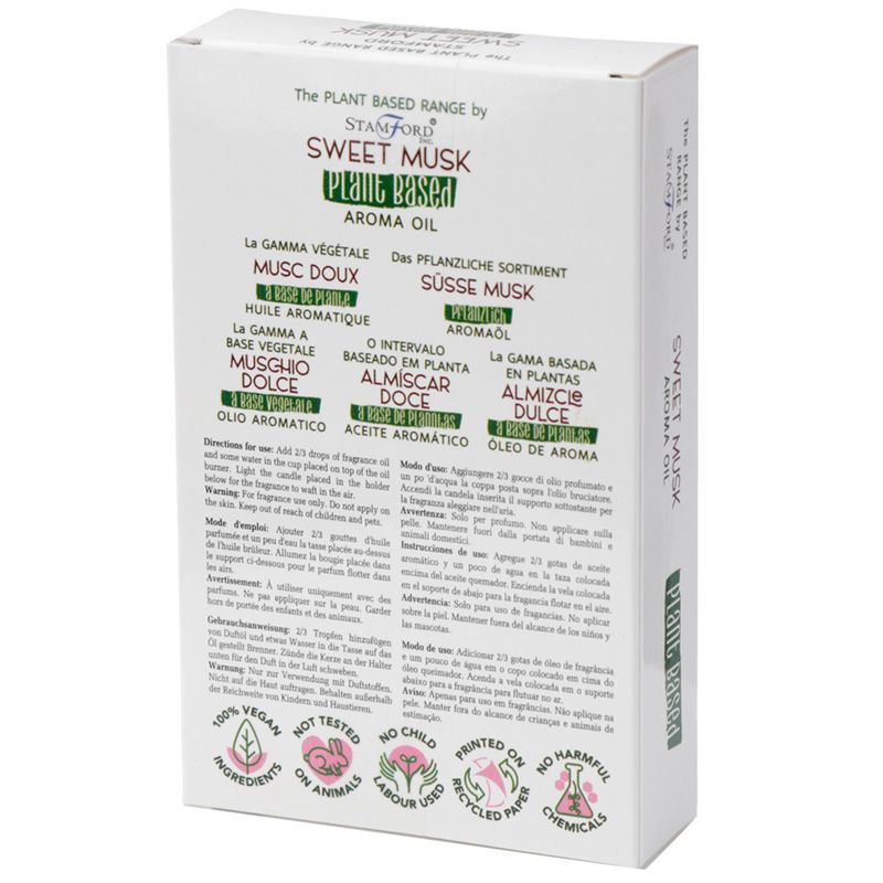 Pflanzliches Aromaöl 10ml - Sweet Musk