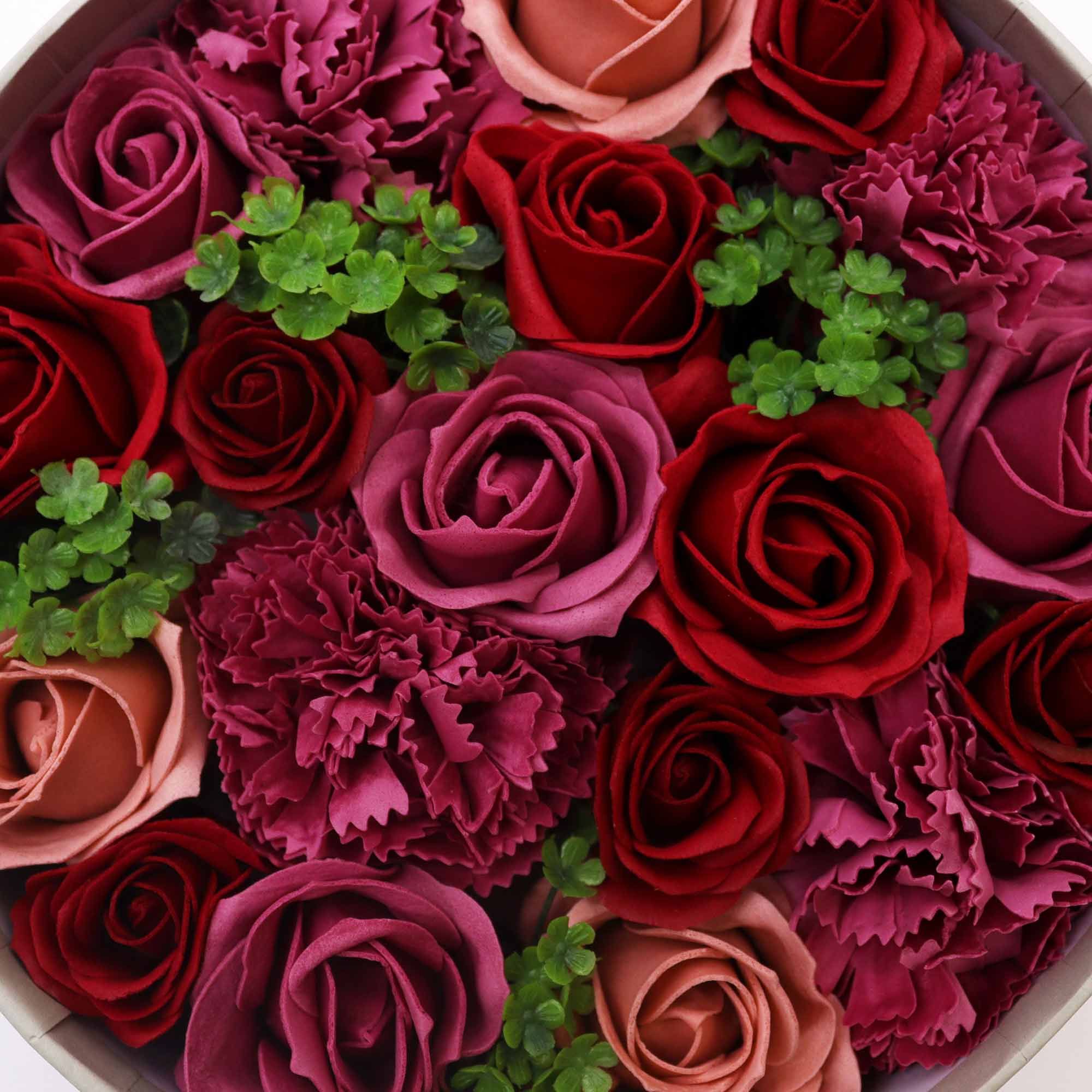 Merci Runde Geschenkbox – Vintage Rosen