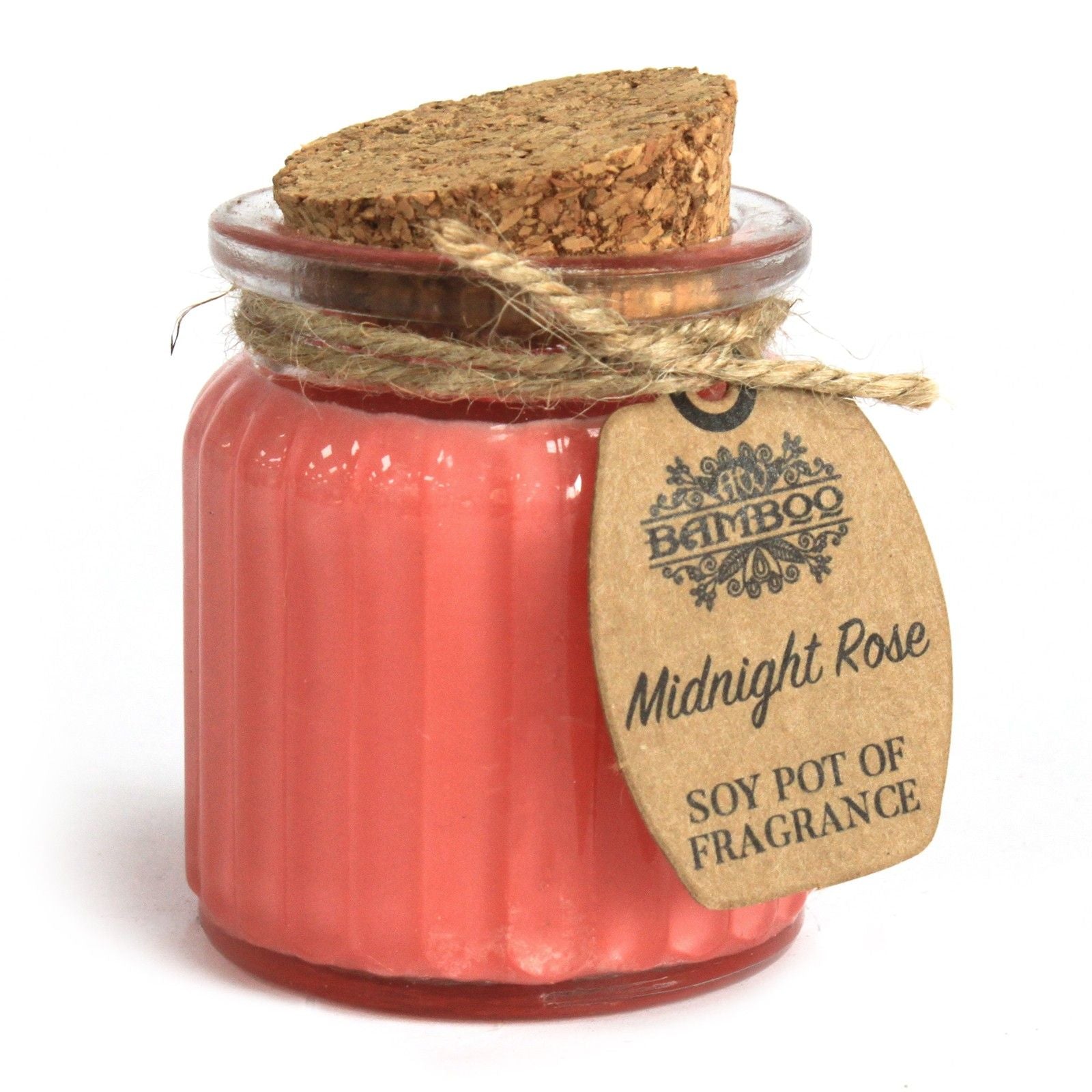 Soy Fragrance Candle Pot – Midnight Rose