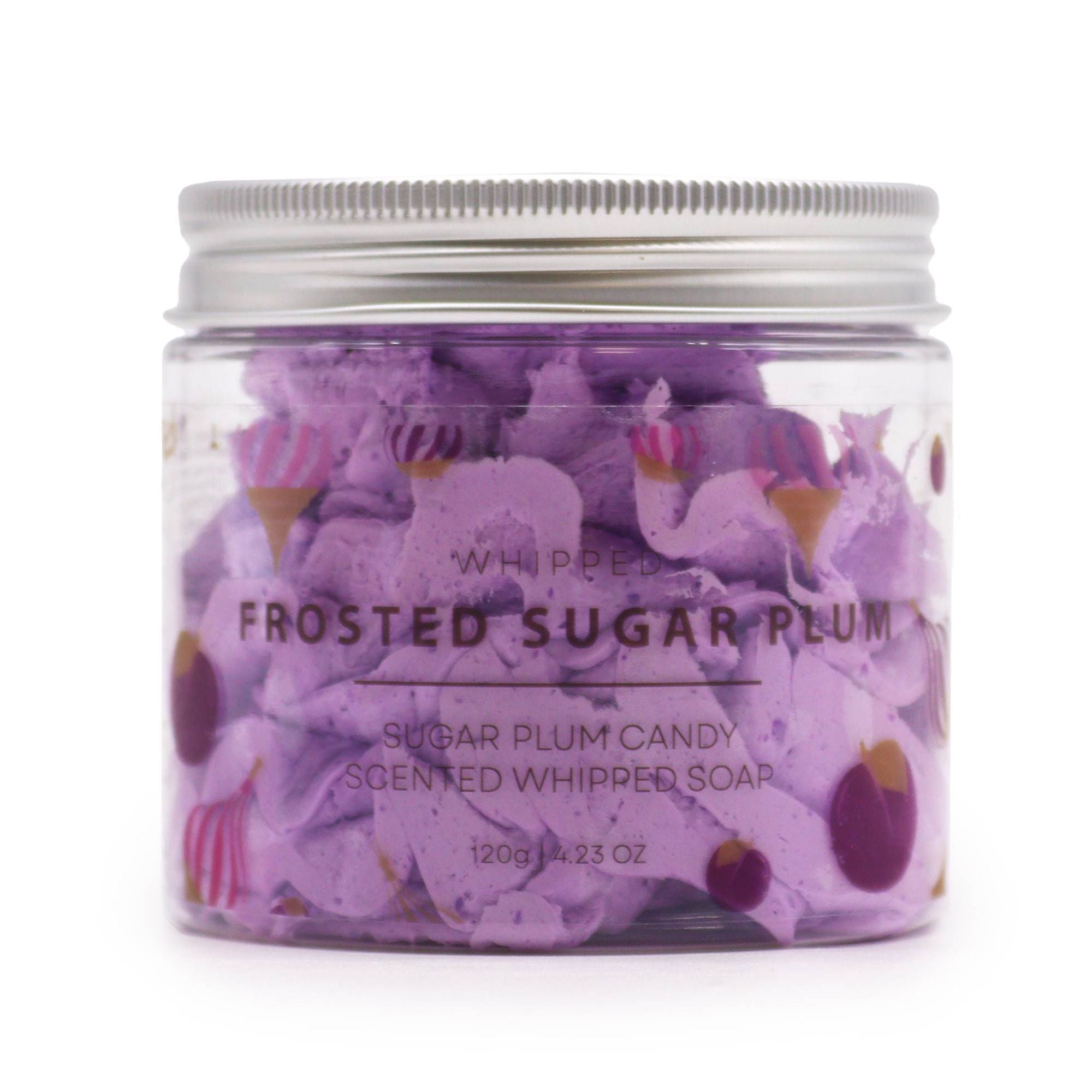 Whipped Soap 120g – Frosted Sugar Plum