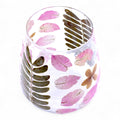 Natural Floral Glass – Vase Candle Holder – Primavera