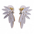 Pearl Vintage Glass Earrings - Fairies