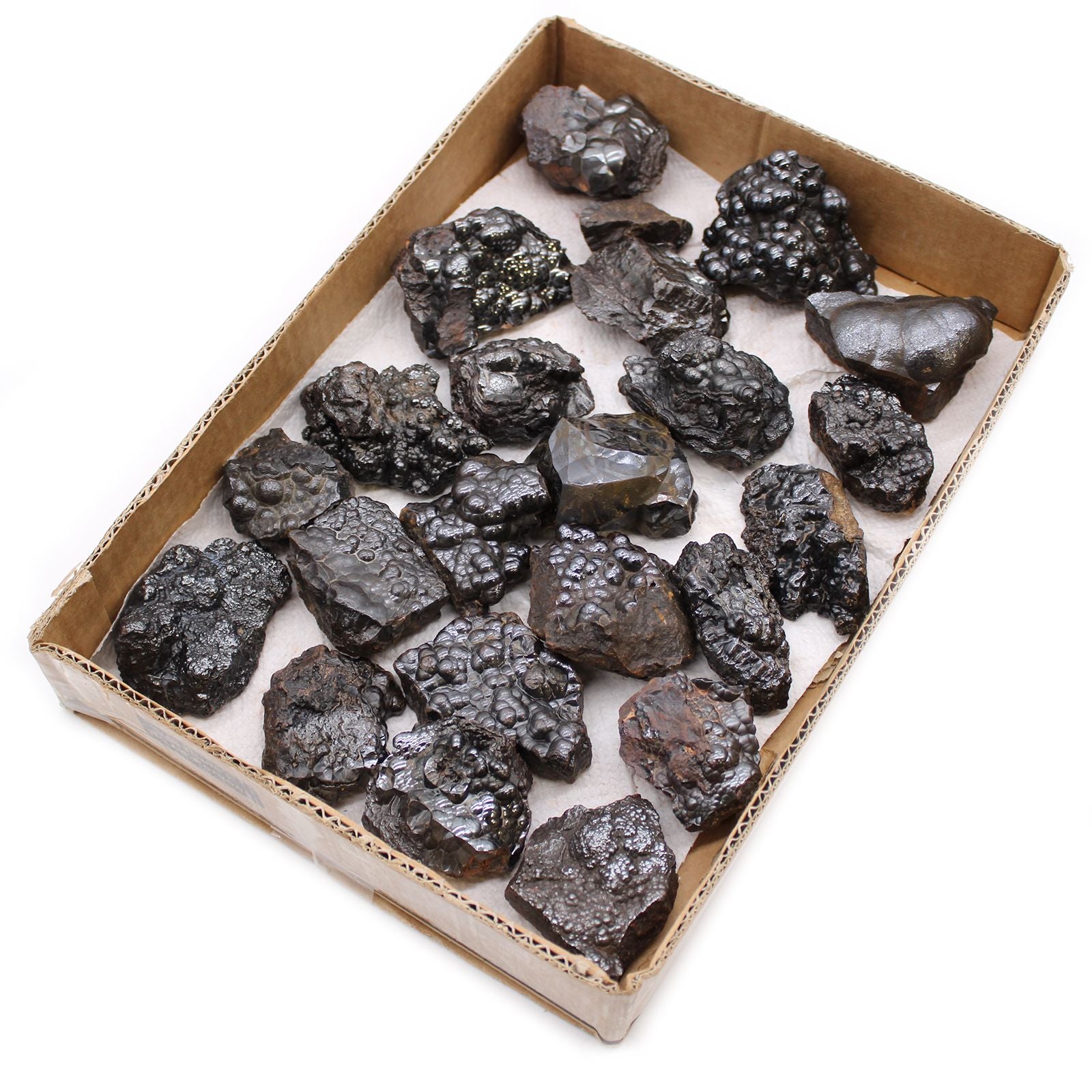 Mineralienproben - Natürlicher Hämatit (ca. 20 Stück pro Schale)