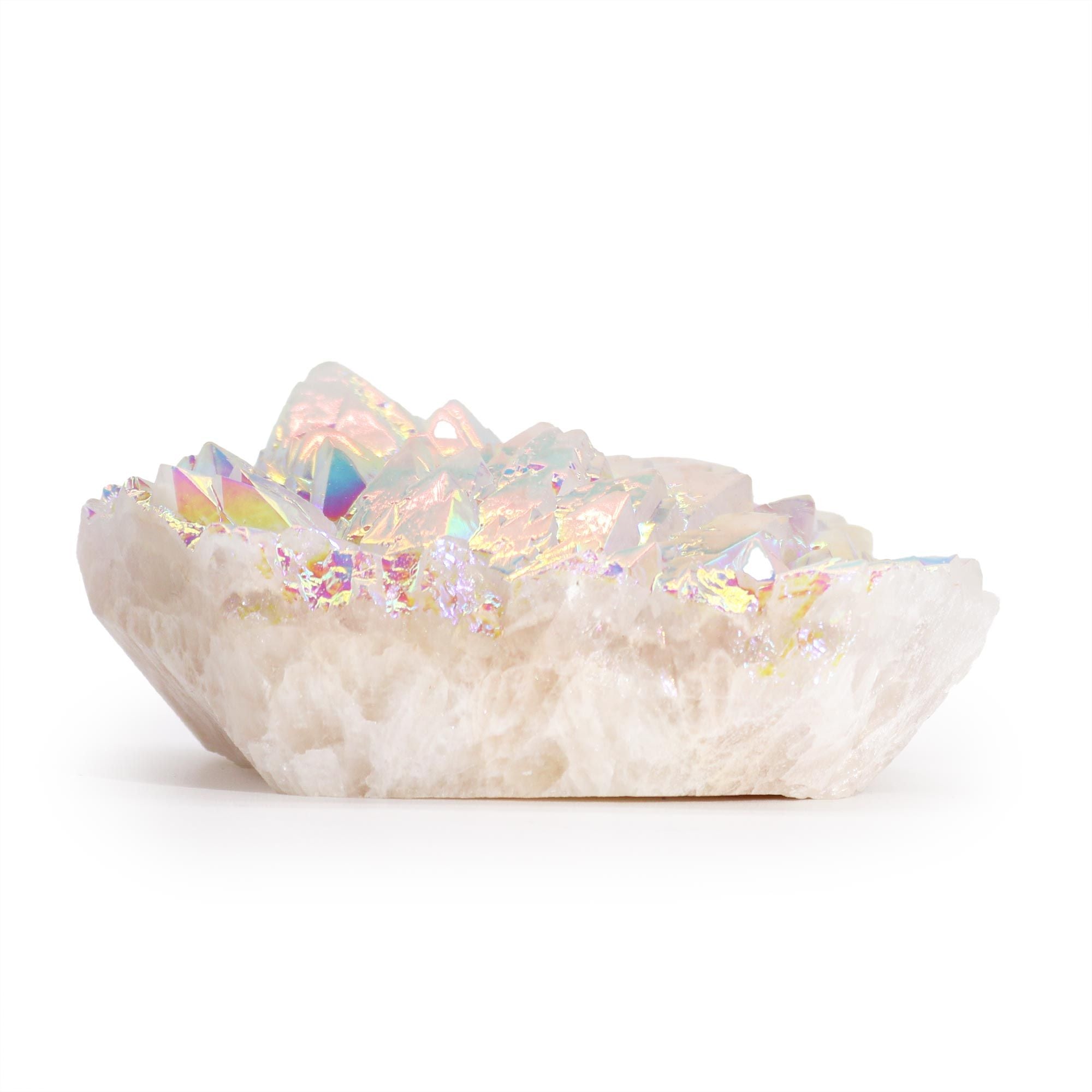 Enhanced Natural Quartz Cluster - Aura Angel Quartz (Approx. 8–15 cm)