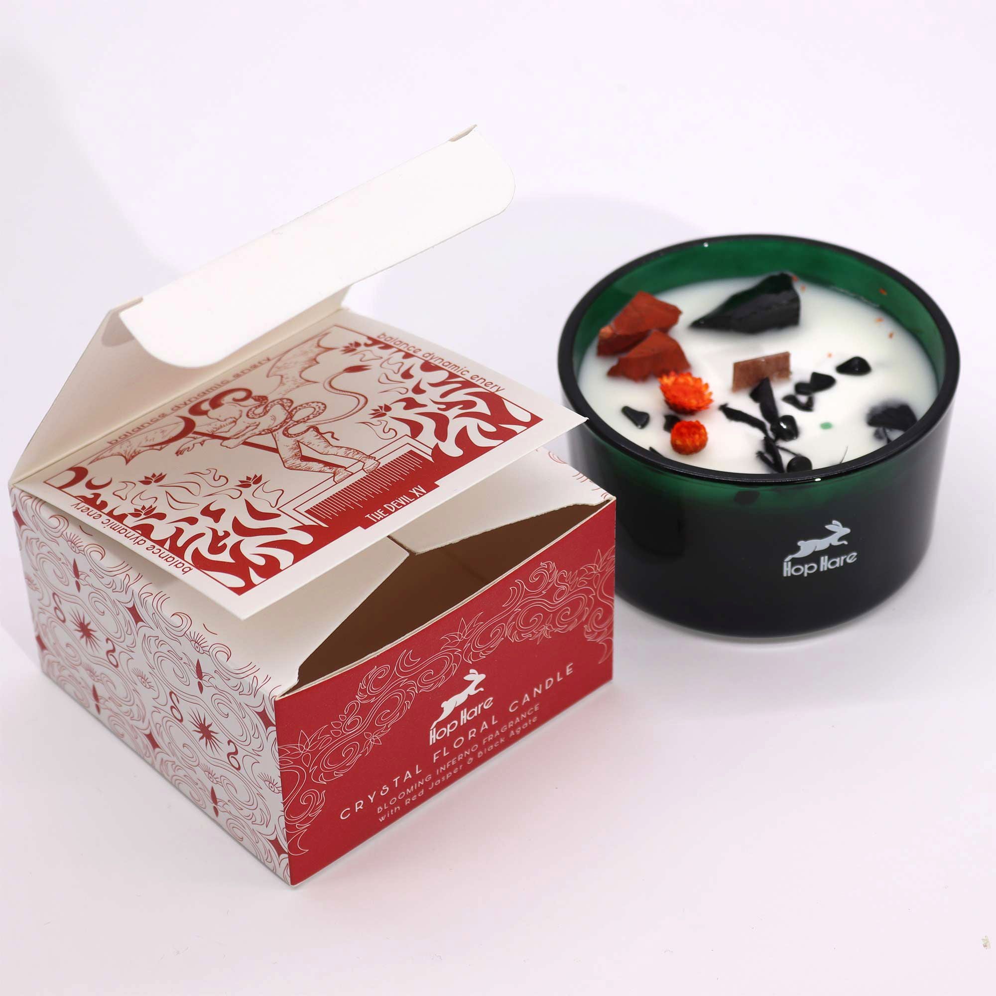 Hop Hare Crystal Magic Candle – The Devil