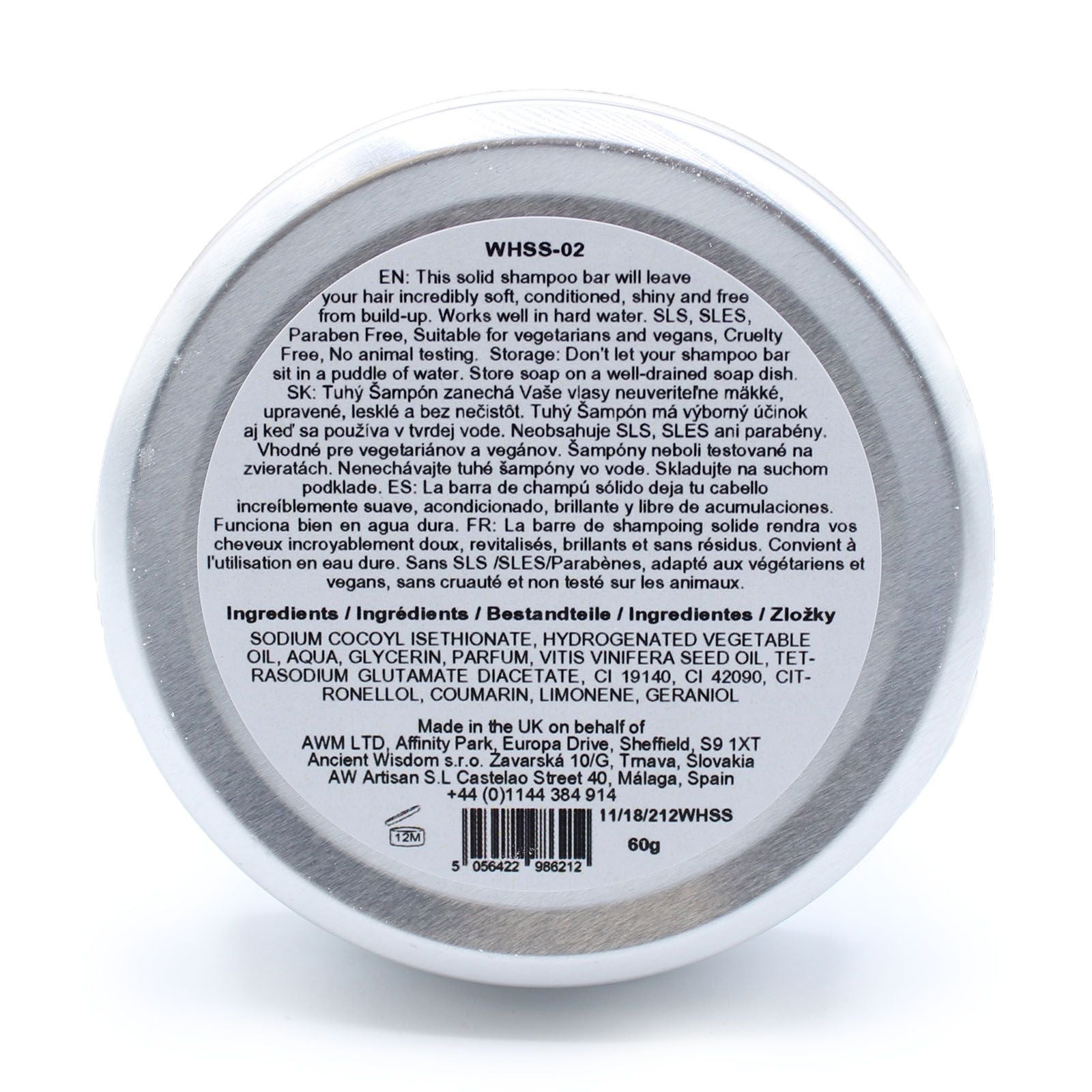 Wild Hare Solid Shampoo 60 g – Aloe Vera