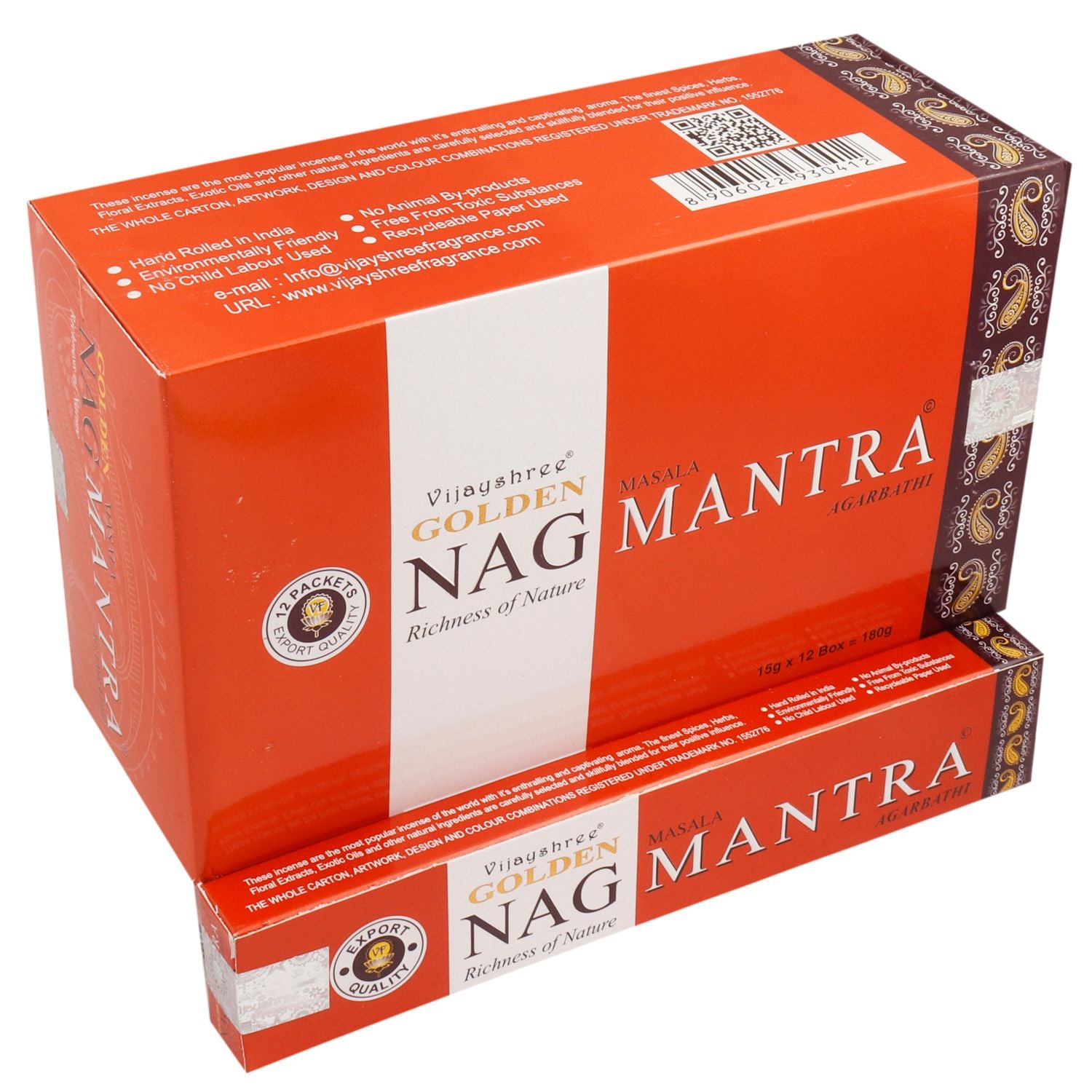 Golden Nag 15g - Mantra Incense
