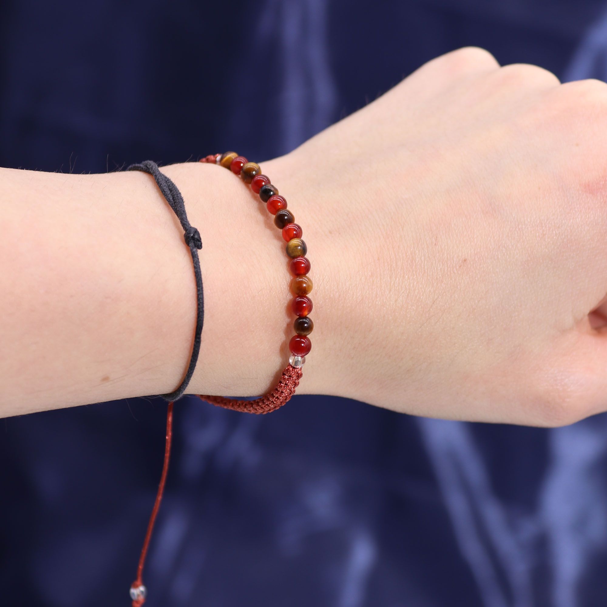 Zodiac Crystal Candle + Gemstone Bracelet - Leo