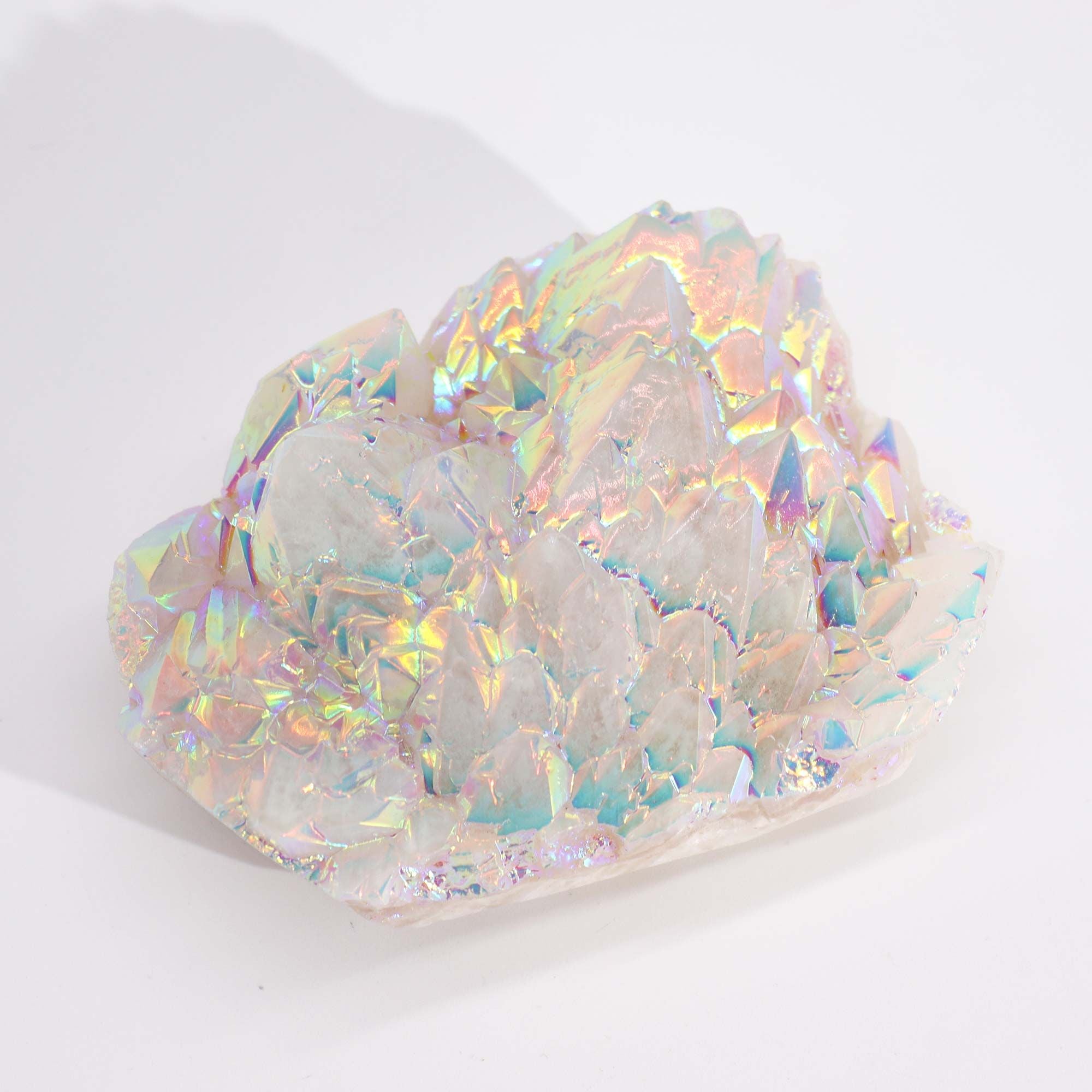 Enhanced Natural Quartz Cluster - Aura Angel Quartz (Approx. 8–15 cm)