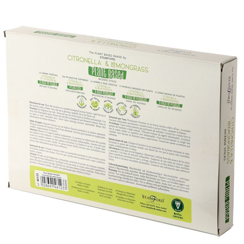 Stamford Plant Based Incense Sticks - Citronella & Lemongrass