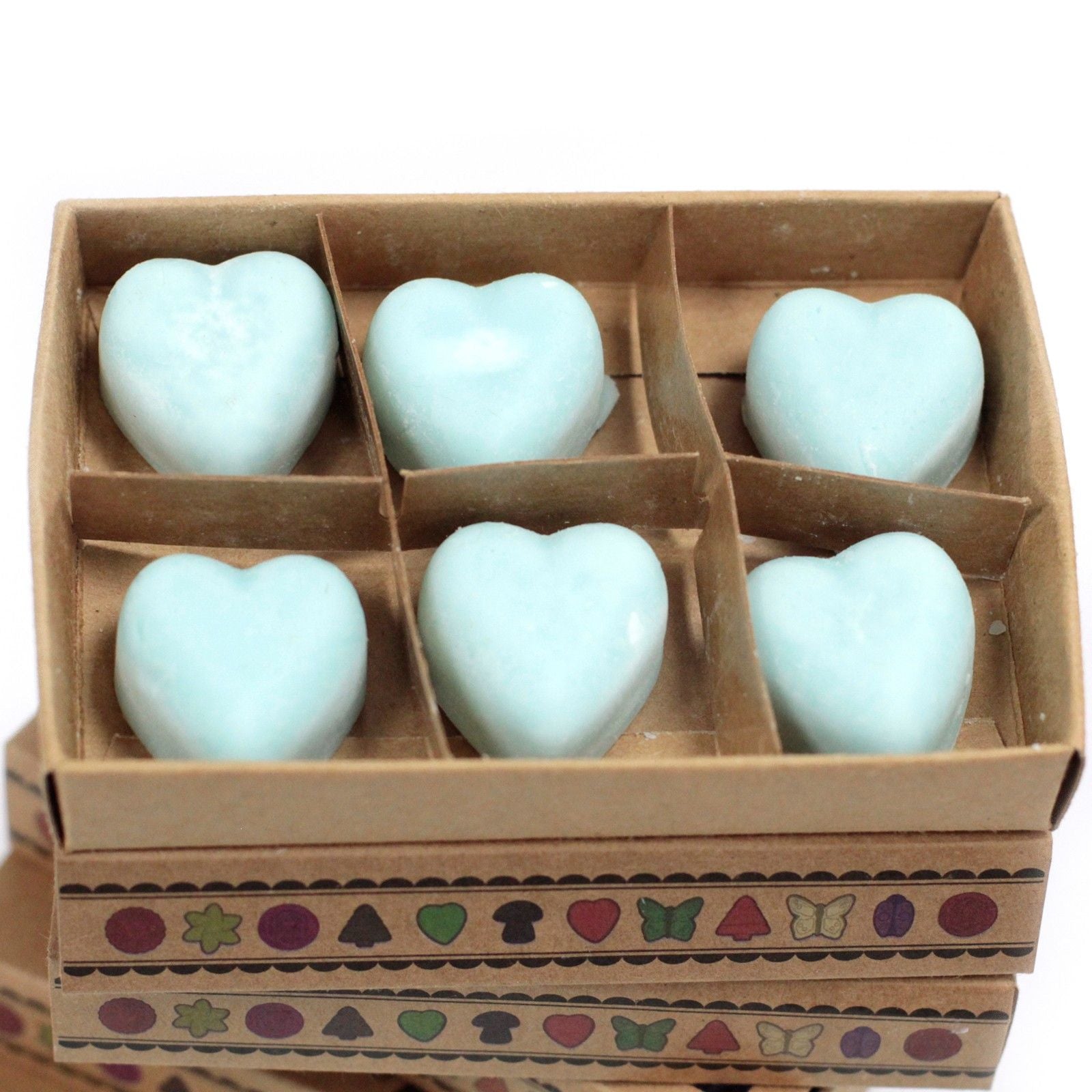 Box of 6 Wax Melt Hearts - Nagchampa