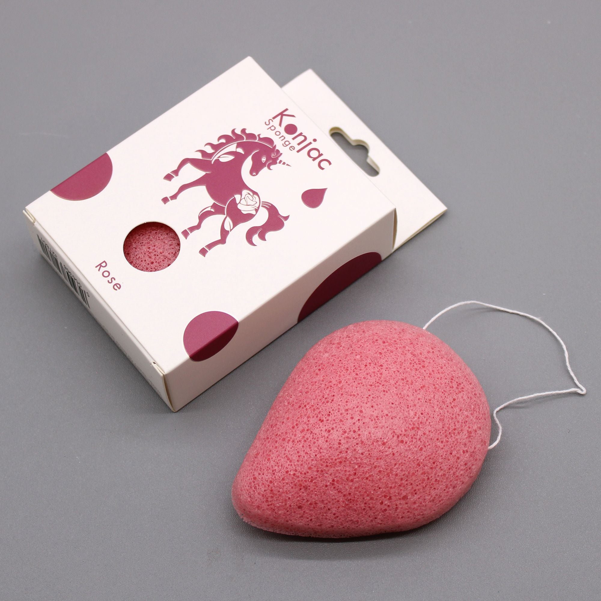 Konjac Teardrop Sponge – Rose – Anti-aging