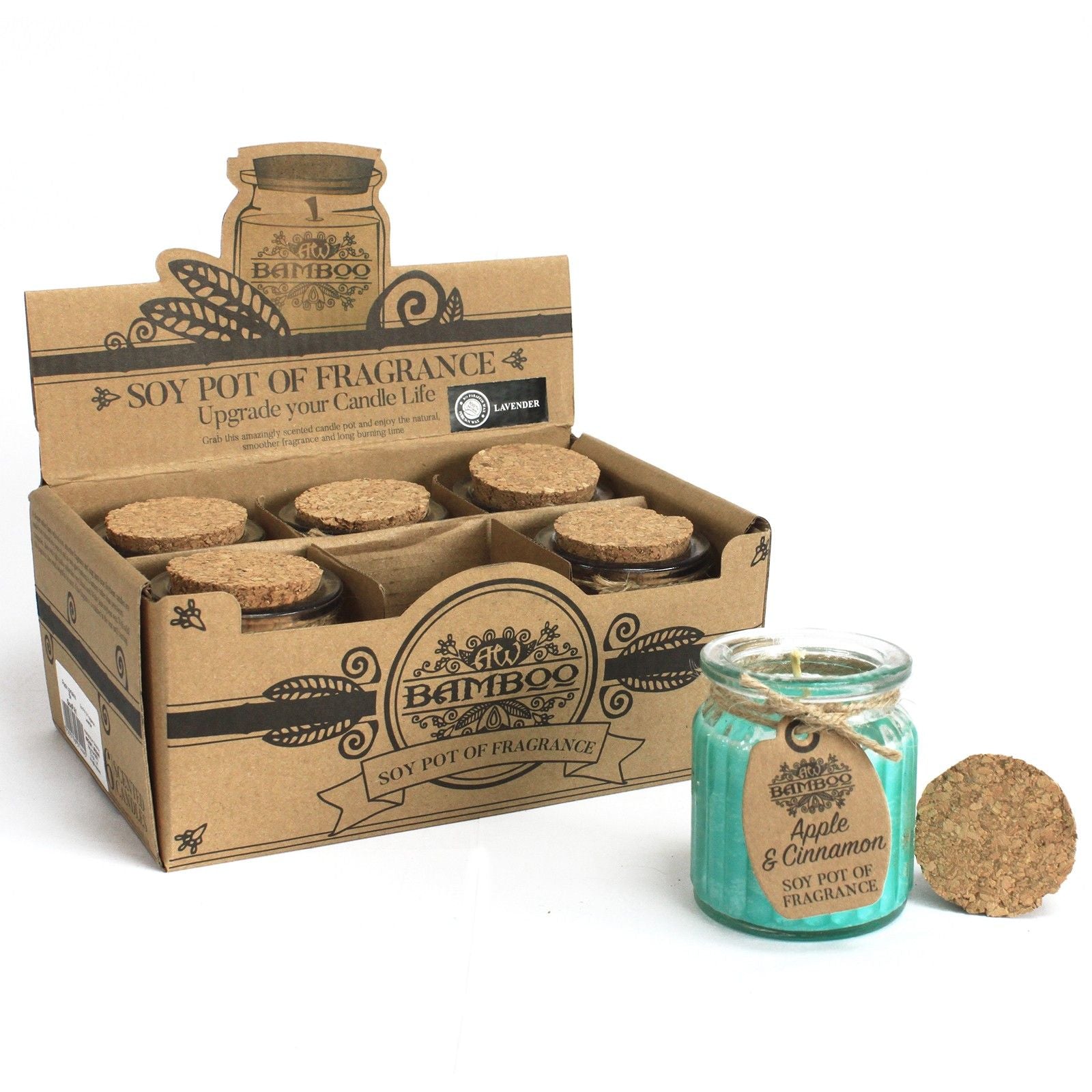 Soy Fragrance Candle Pot – Apple & Cinnamon