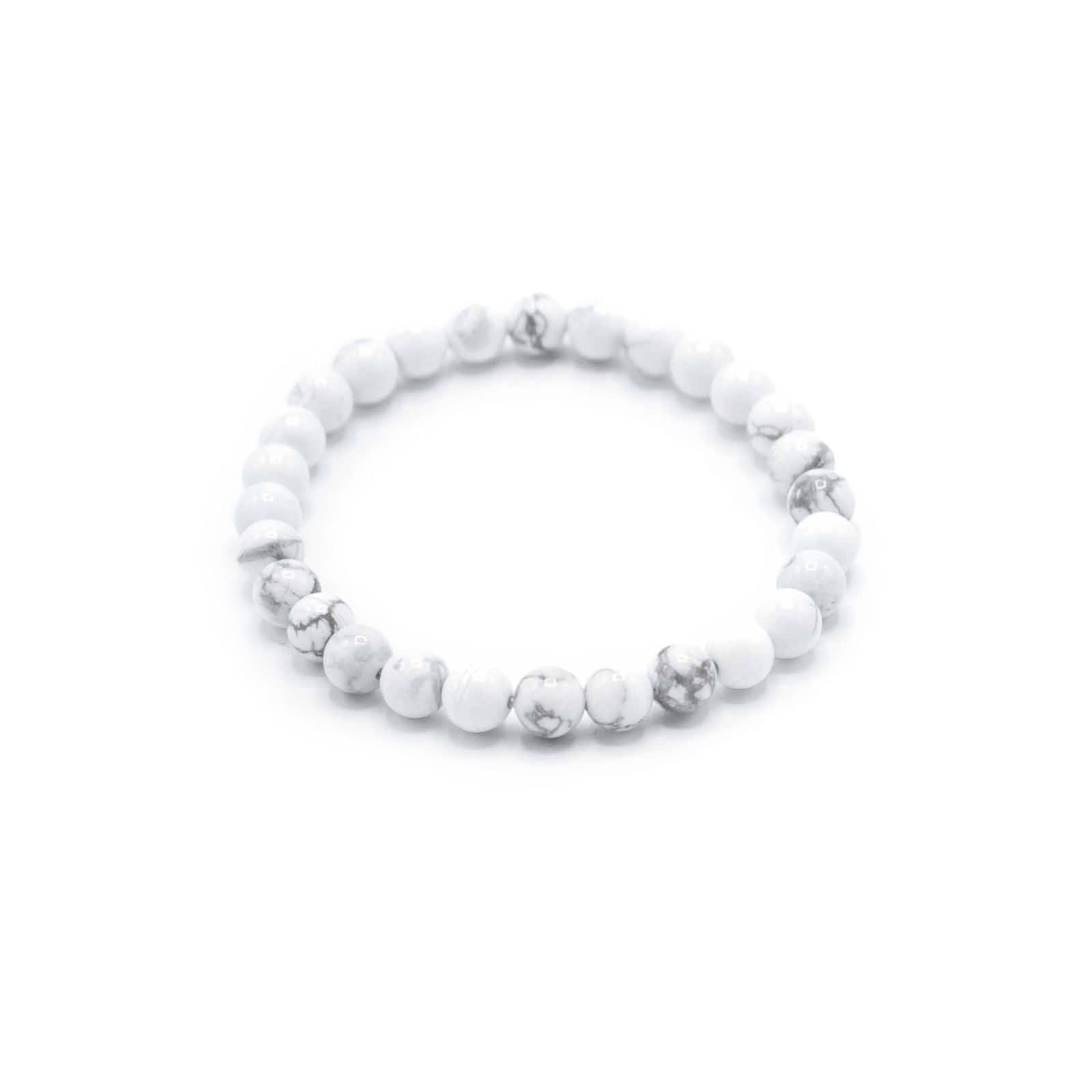 Gemstone Manifestation Bracelet - White Jasper (Peace)