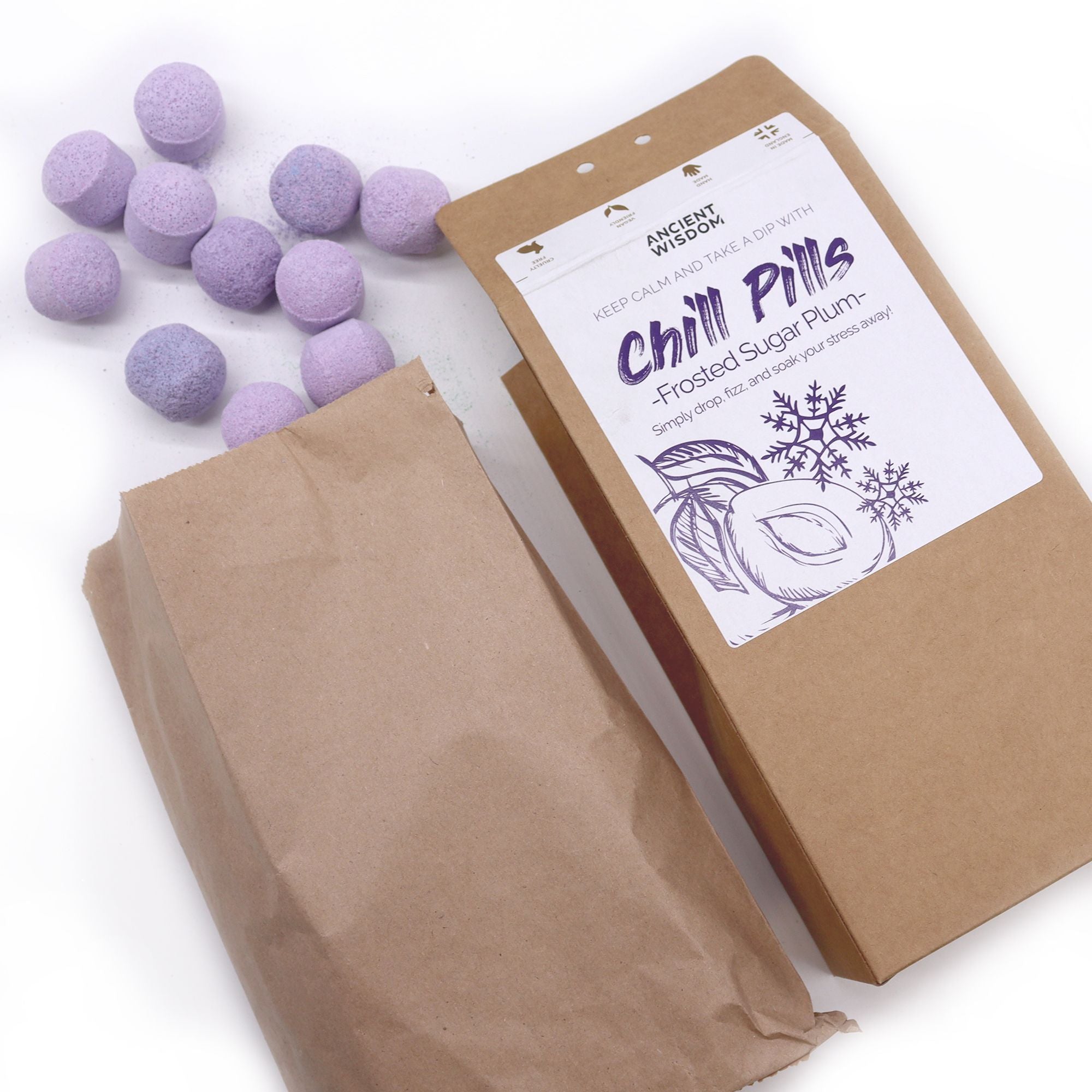 Chill Pills 350g – Frosted Sugar Plum