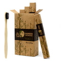 Bamboo Toothbrush 1x - Charcoal Medium Soft