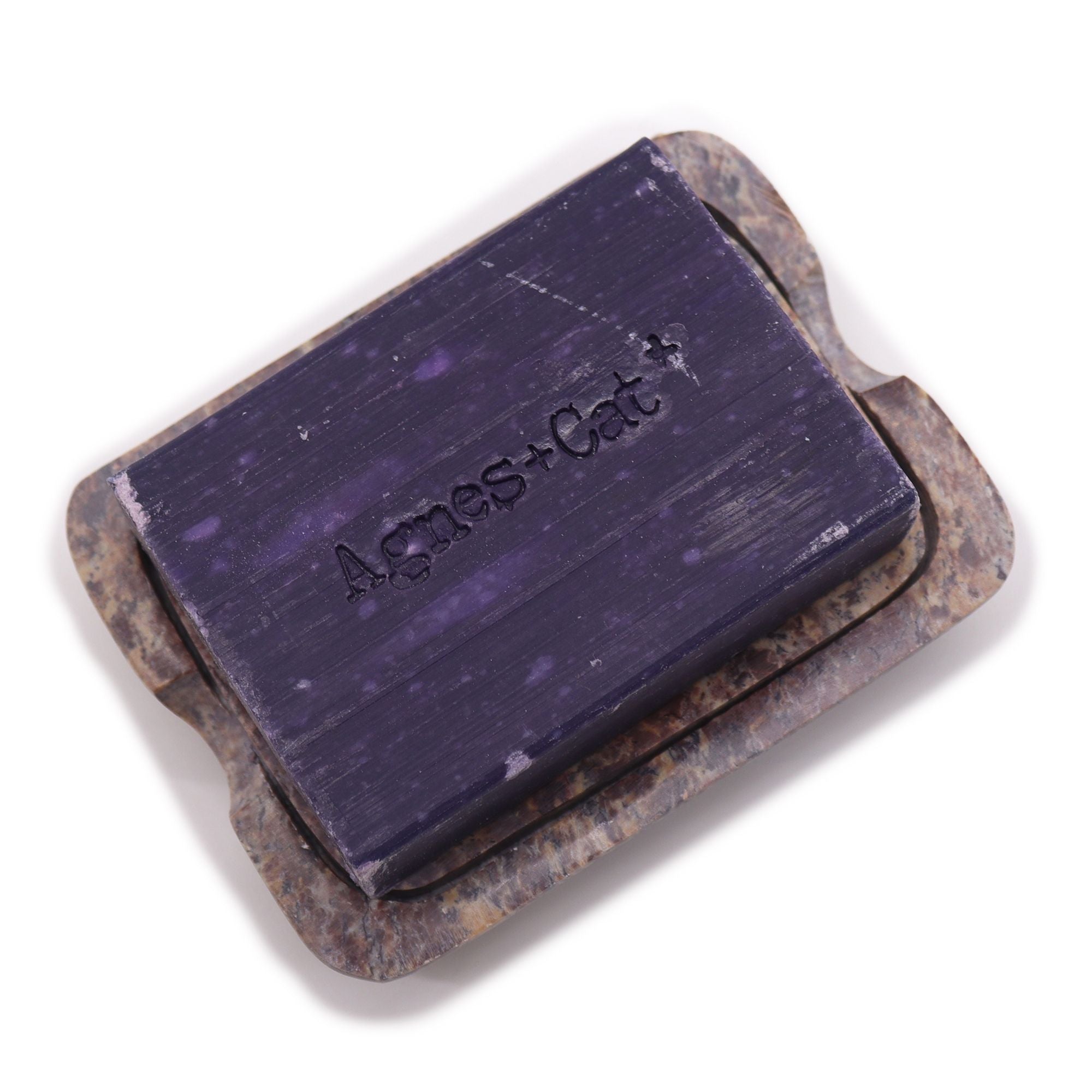 Soapstone – Classic Square Soap Dish & Drainer