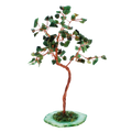 Large Gemstone Tree (100 Stones) - Green Aventurine on Green Agate Base