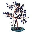Large Gemstone Tree (100 Stones) - Sodalite on Blue Agate Base