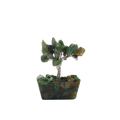 Mini Gemstone Tree on Orgonite Base (15 Stones) - Green Aventurine