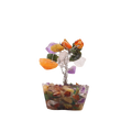 Mini Gemstone Tree on Orgonite Base (15 Stones) - Multi Stones
