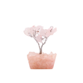 Mini Gemstone Tree on Orgonite Base (15 Stones) - Rose Quartz