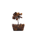 Mini Gemstone Tree on Orgonite Base (15 Stones) - Tiger Eye