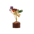 Mini Gemstone Tree on Wood Base (15 Stones) - Multi Stones