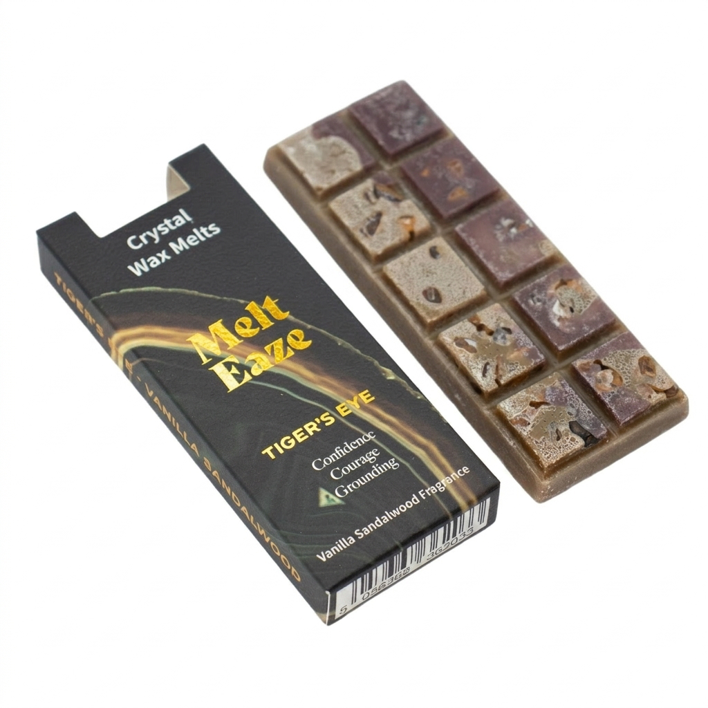MeltEaze Wax Melts 50g - Tigereye Strength - Vanilla Sandalwood